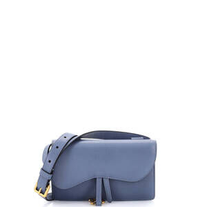 Christian Dior Saddle Rectangular Belt Bag Leather